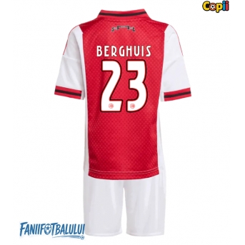 Ajax Steven Berghuis #23 Echipament de Fotbal Replică 2025-26 Copii Acasa (+ Șorturi)